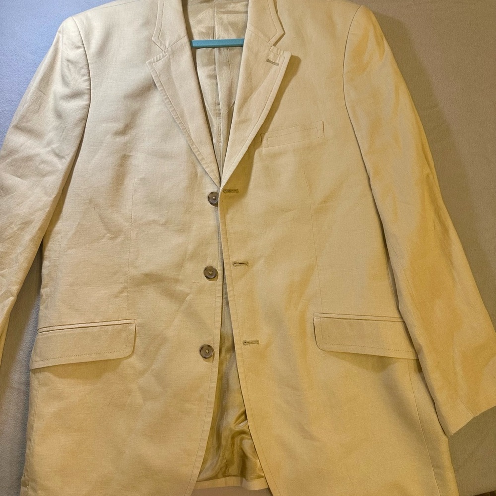 Banana Republic Tan Linen/Cotton Men's Blazer